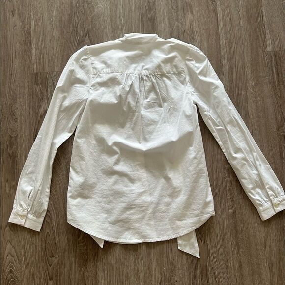 J. Crew Button Down with Tie Accent - Picture 9 of 10